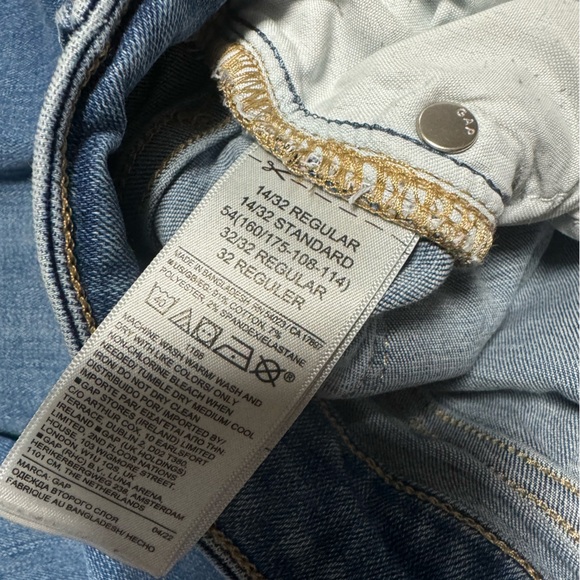 Gap Ripped Jeggings - Size 14 - Medium Wash - Picture 4 of 4